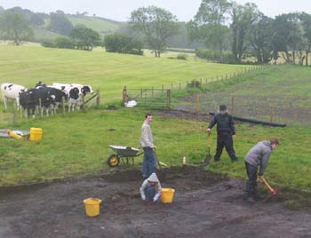 The excavation attracts its first visitors